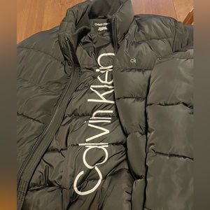 Mens XL calvin klein puffer coat worn once
